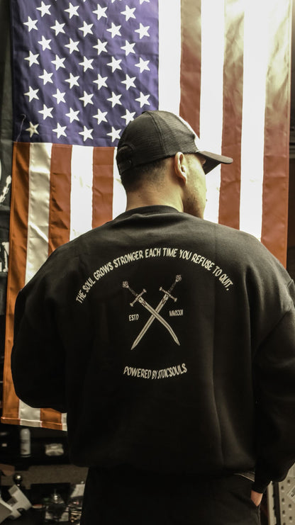 Powered by Stoicsouls Crewneck